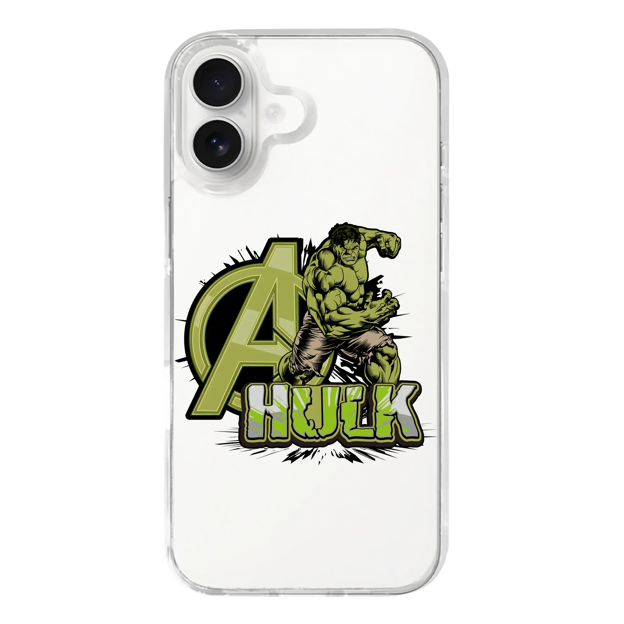 アベンジャーズ (Avenjāzu) グッズ ハルク（Hulk） - iPhone 17シリーズ 透明スマホケース – 薄型・耐衝撃・精密フィット保護カバー